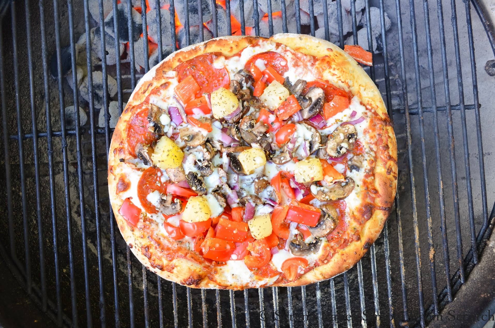 Charcoal Grilled Pizza